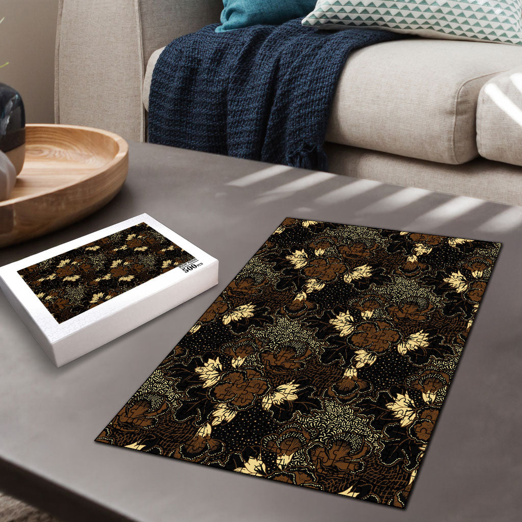 Javanese Batik Semen Puzzle Indonesian Traditional Pattern LT01 - Polynesian Pride