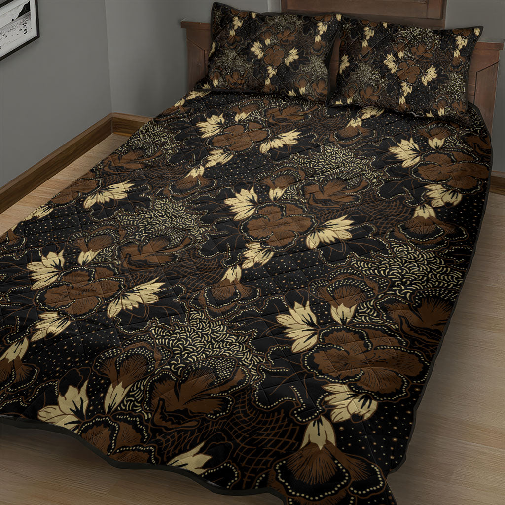 Javanese Batik Semen Quilt Bed Set Indonesian Traditional Pattern LT01 - Polynesian Pride