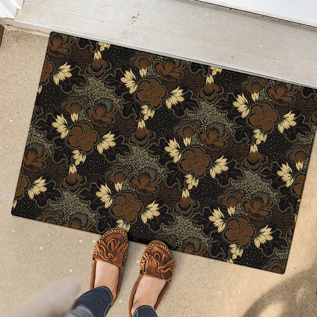 Javanese Batik Semen Rubber Doormat Indonesian Traditional Pattern LT01 - Polynesian Pride