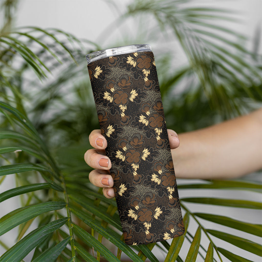 Javanese Batik Semen Skinny Tumbler Indonesian Traditional Pattern