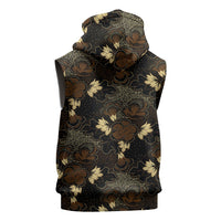 Javanese Batik Semen Sleeveless Zip Hoodie Indonesian Traditional Pattern LT01 - Polynesian Pride