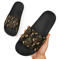 Javanese Batik Semen Slide Sandals Indonesian Traditional Pattern LT01 - Polynesian Pride