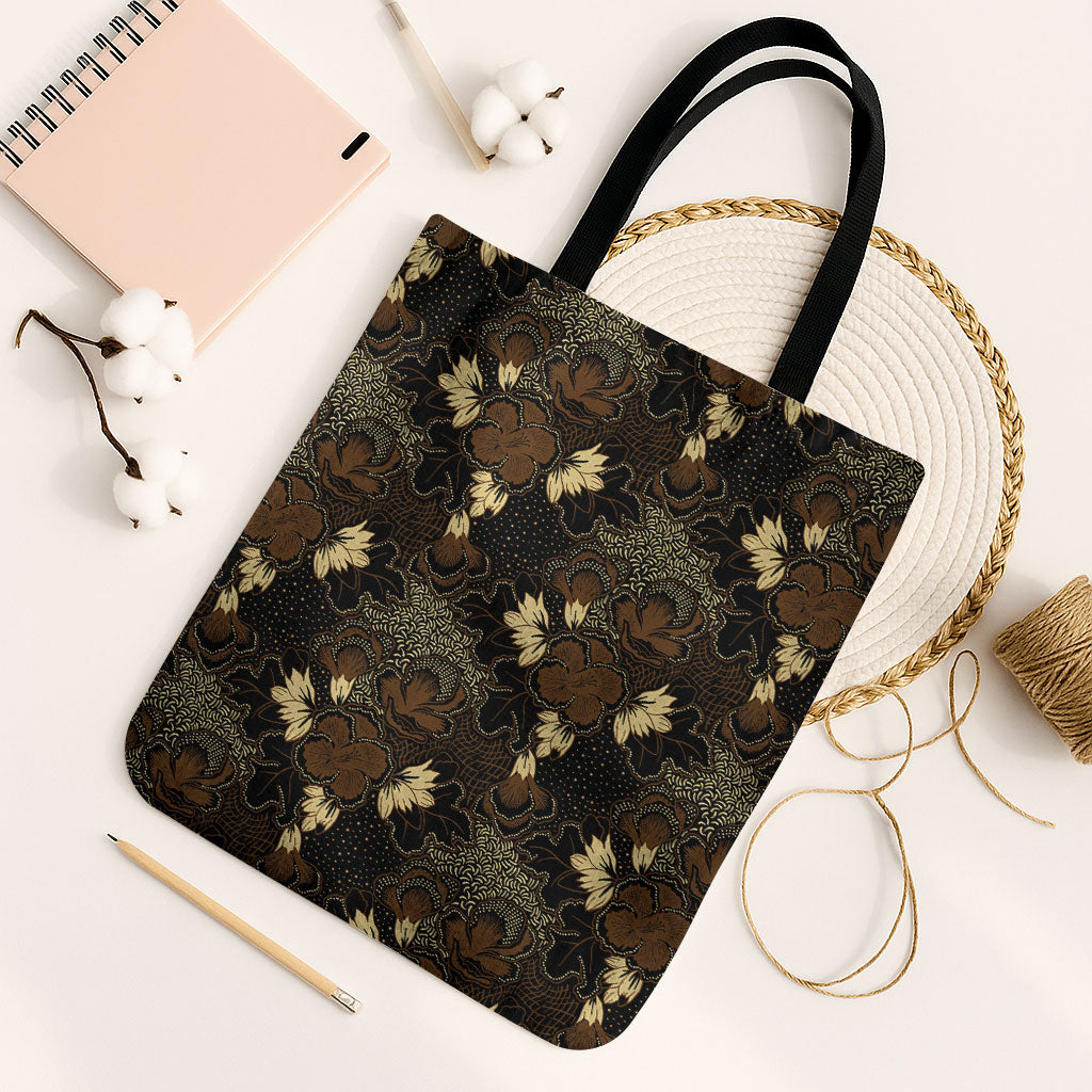 Javanese Batik Semen Tote Bag Indonesian Traditional Pattern