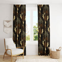 Javanese Batik Semen Window Curtain Indonesian Traditional Pattern