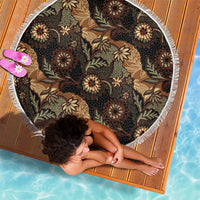 Batik Pedalaman Semen Lereng Style Beach Blanket Indonesian Traditional Pattern LT01 - Polynesian Pride