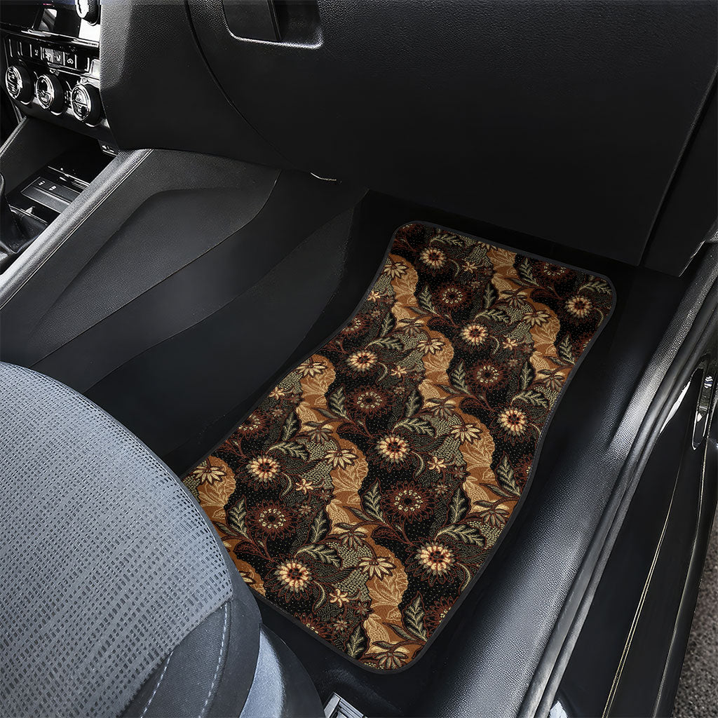 Batik Pedalaman Semen Lereng Style Car Mats Indonesian Traditional Pattern LT01 - Polynesian Pride