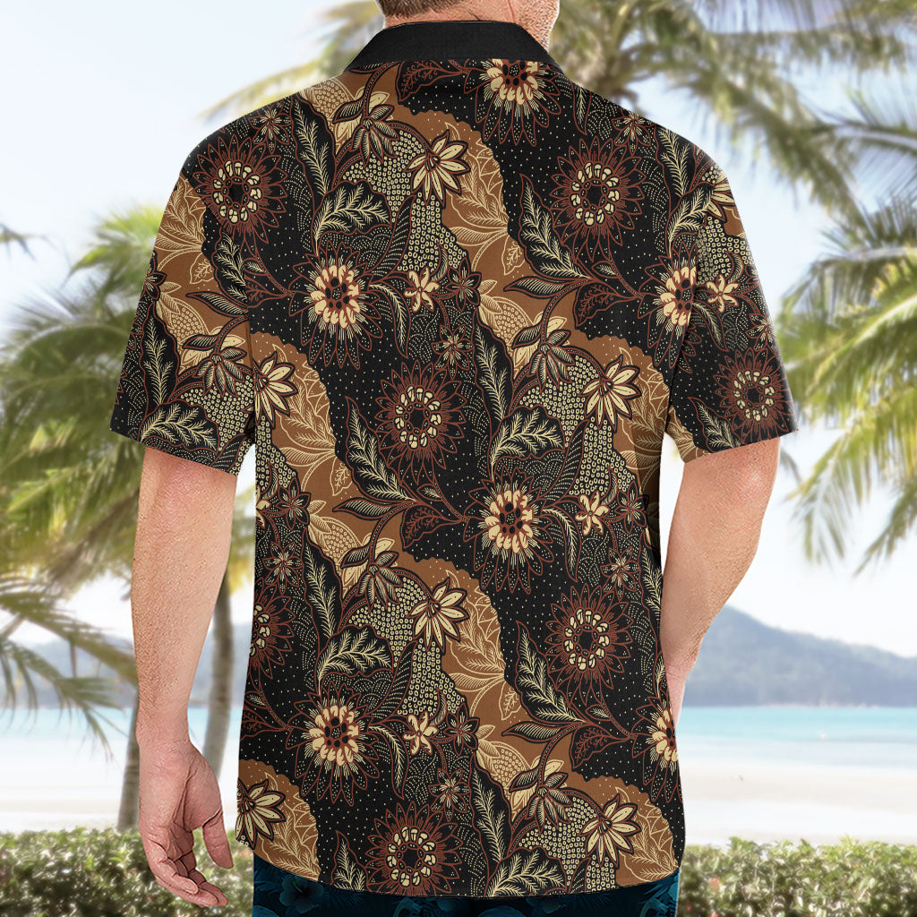 Batik Pedalaman Semen Lereng Style Hawaiian Shirt Indonesian Traditional Pattern LT01 - Polynesian Pride