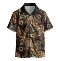 Batik Pedalaman Semen Lereng Style Kid Hawaiian Shirt Indonesian Traditional Pattern LT01 - Polynesian Pride