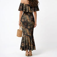 Batik Pedalaman Semen Lereng Style Mermaid Dress Indonesian Traditional Pattern LT01 - Polynesian Pride