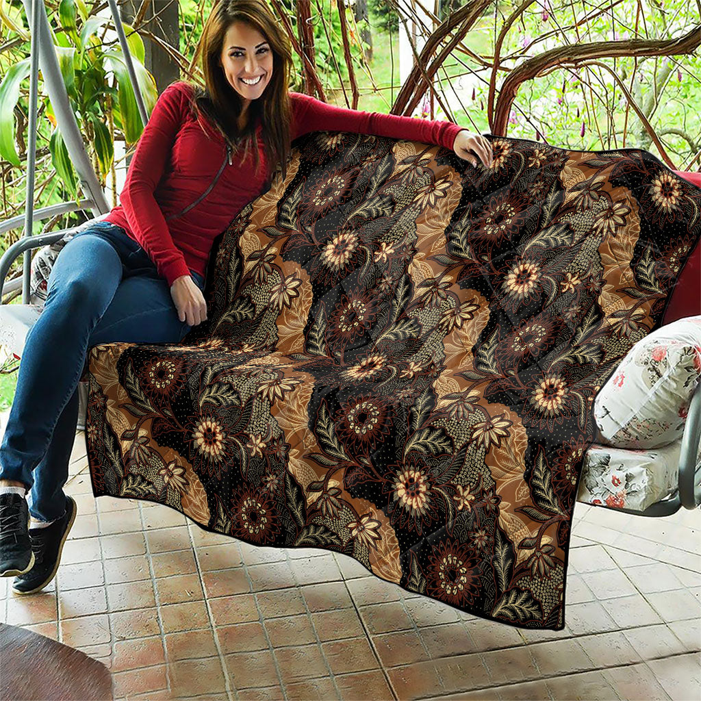 Batik Pedalaman Semen Lereng Style Quilt Indonesian Traditional Pattern