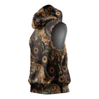 Batik Pedalaman Semen Lereng Style Sleeveless Hoodie Indonesian Traditional Pattern LT01 - Polynesian Pride