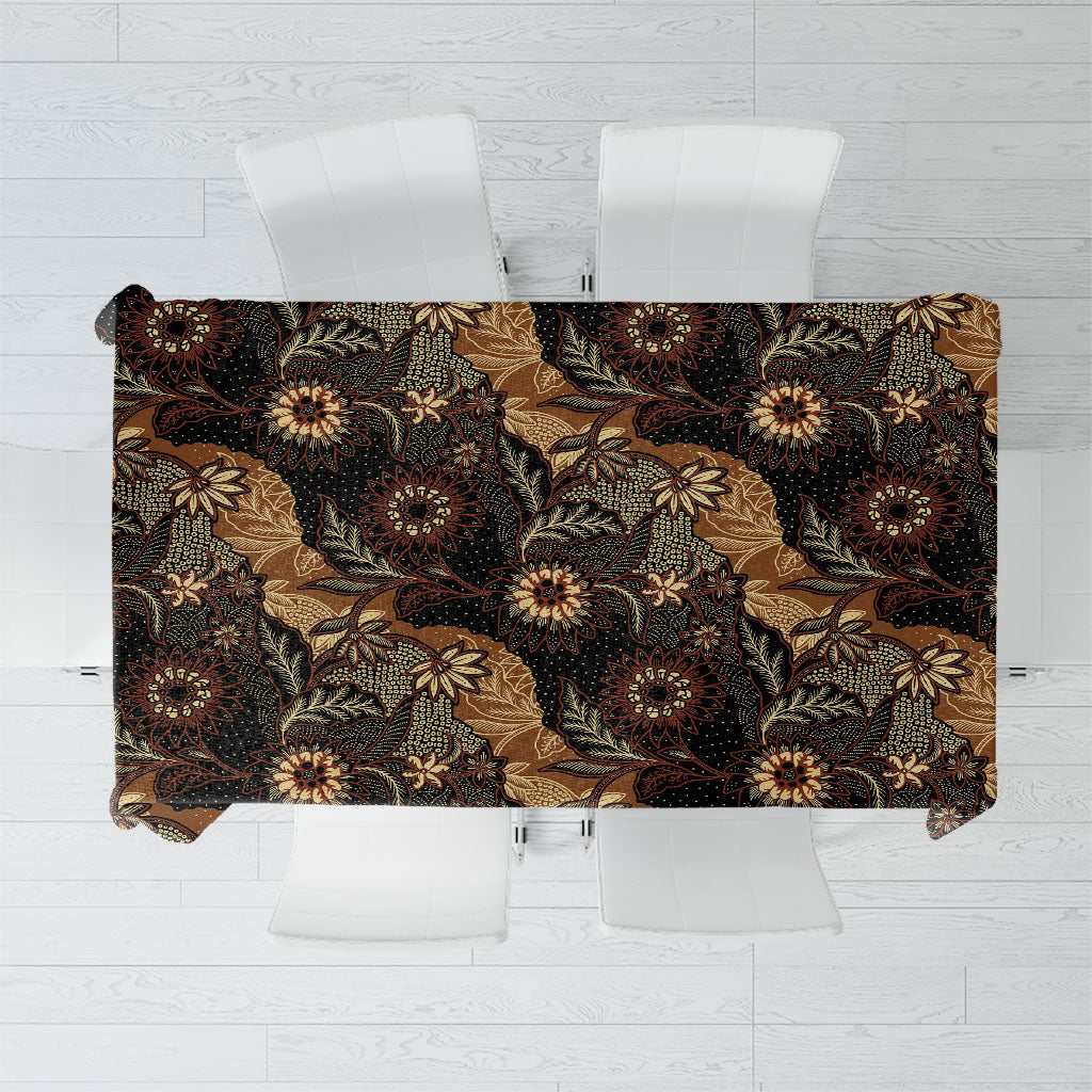 Batik Pedalaman Semen Lereng Style Tablecloth Indonesian Traditional Pattern