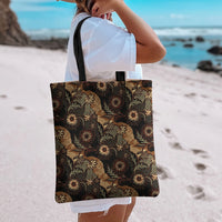 Batik Pedalaman Semen Lereng Style Tote Bag Indonesian Traditional Pattern LT01 - Polynesian Pride