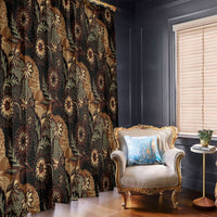 Batik Pedalaman Semen Lereng Style Window Curtain Indonesian Traditional Pattern LT01 - Polynesian Pride