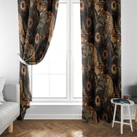 Batik Pedalaman Semen Lereng Style Window Curtain Indonesian Traditional Pattern LT01 - Polynesian Pride