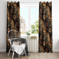 Batik Pedalaman Semen Lereng Style Window Curtain Indonesian Traditional Pattern LT01 - Polynesian Pride