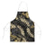 Gold Tropical Leaves Hawaii Mikioi Lei Apron Luxury Stylized - Polynesian Pride