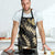 Gold Tropical Leaves Hawaii Mikioi Lei Apron Luxury Stylized - Polynesian Pride