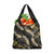 Gold Tropical Leaves Hawaii Mikioi Lei Grocery Bag Luxury Stylized - Polynesian Pride