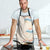 Beige Hawaii Lei Seashells Starfish Apron Sandy Sylized - Polynesian Pride
