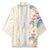 Beige Hawaii Lei Seashells Starfish Kimono Sandy Sylized - Polynesian Pride