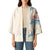 Beige Hawaii Lei Seashells Starfish Kimono Sandy Sylized - Polynesian Pride