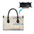 Beige Hawaii Lei Seashells Starfish Leather Bag Sandy Sylized - Polynesian Pride