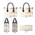 Beige Hawaii Lei Seashells Starfish Leather Bag Sandy Sylized - Polynesian Pride