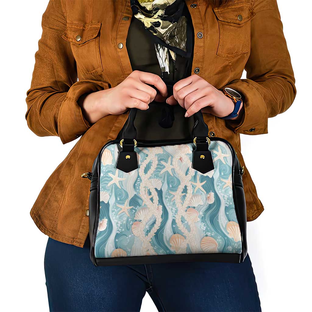 Hawaii Lei Seashells Starfish Shoulder Handbag Fresh Summer Vibe - Polynesian Pride