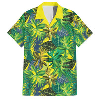 Hawaii Summer Tropical Leaves Family Matching Summer Maxi Dress and Hawaiian Shirt - Polynesian Pride