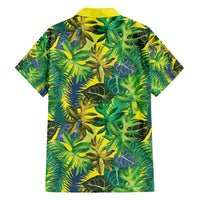 Hawaii Summer Tropical Leaves Family Matching Summer Maxi Dress and Hawaiian Shirt - Polynesian Pride