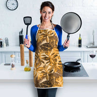 Hawaii Gold Tropical Leaves Apron - Polynesian Pride