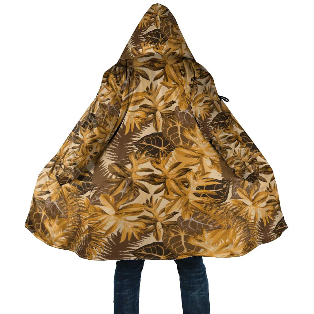 Hawaii Gold Tropical Leaves Cloak - Polynesian Pride