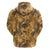 Hawaii Gold Tropical Leaves Hoodie - Polynesian Pride