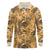 Hawaii Gold Tropical Leaves Long Sleeve Polo Shirt - Polynesian Pride