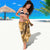 Hawaii Gold Tropical Leaves Sarong - Polynesian Pride