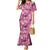 Hawaii Pink Tropical Leaves Family Matching Mermaid Dress and Hawaiian Shirt - Polynesian Pride