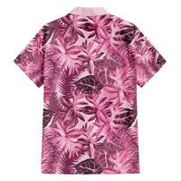 Hawaii Pink Tropical Leaves Hawaiian Shirt - Polynesian Pride