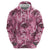 Hawaii Pink Tropical Leaves Hoodie - Polynesian Pride