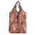 Hawaii Red Brown Tropical Leaves Grocery Bag - Polynesian Pride