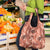 Hawaii Red Brown Tropical Leaves Grocery Bag - Polynesian Pride