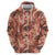 Hawaii Red Brown Tropical Leaves Hoodie - Polynesian Pride
