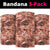 Hawaii Red Brown Tropical Leaves Neck Gaiter - Polynesian Pride