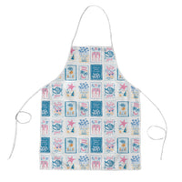 Hawaii Coastal Summer Postcard Apron LT01 Multicolor - Polynesian Pride