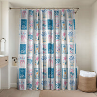 Hawaii Coastal Summer Postcard Bathroom Set LT01 Shower Curtain Only Multicolor - Polynesian Pride