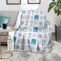 Hawaii Coastal Summer Postcard Blanket LT01 - Polynesian Pride