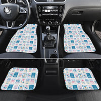 Hawaii Coastal Summer Postcard Car Mats LT01 Set 4pcs Multicolor - Polynesian Pride