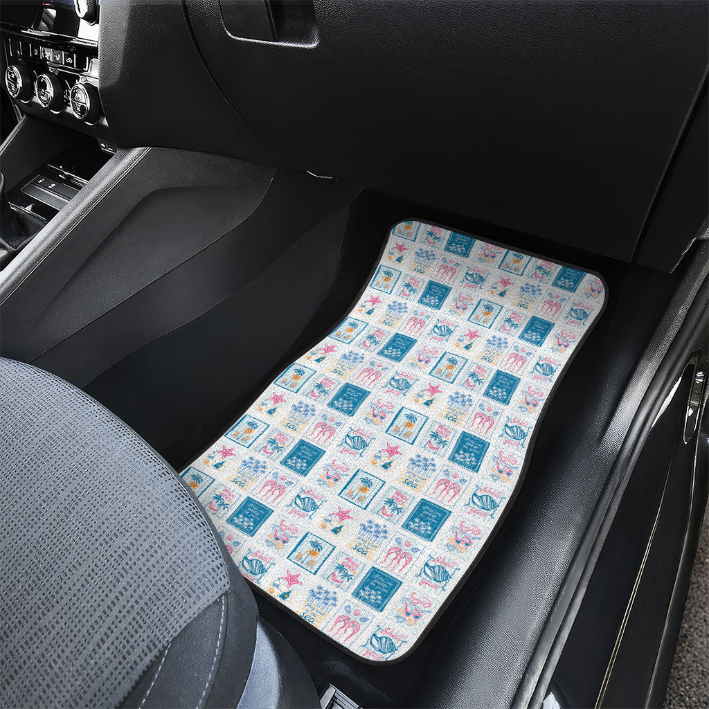 Hawaii Coastal Summer Postcard Car Mats LT01 - Polynesian Pride