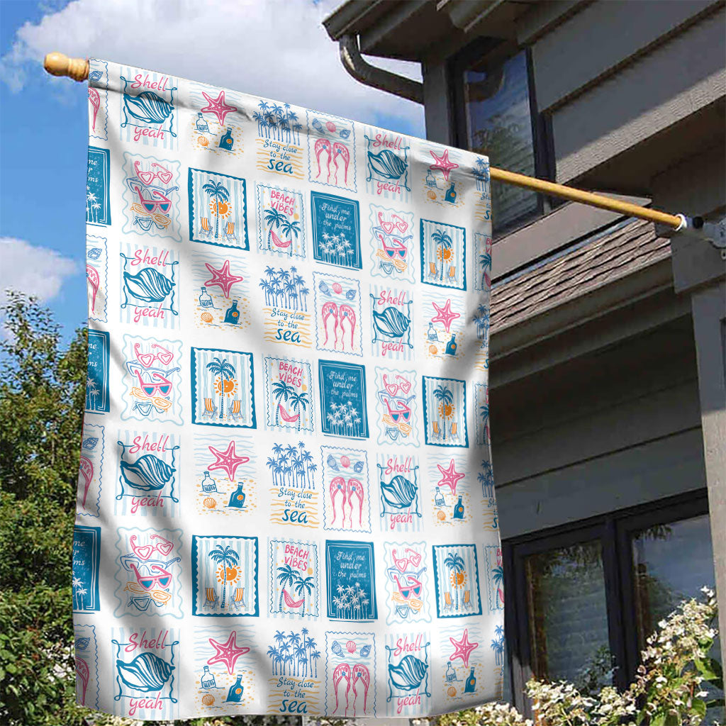 Hawaii Coastal Summer Postcard Garden Flag LT01 - Polynesian Pride