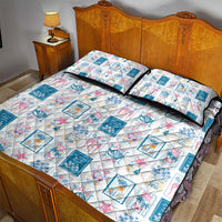 Hawaii Coastal Summer Postcard Quilt Bed Set LT01 - Polynesian Pride
